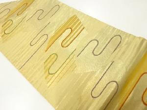 ヱ霞模様織出し名古屋帯